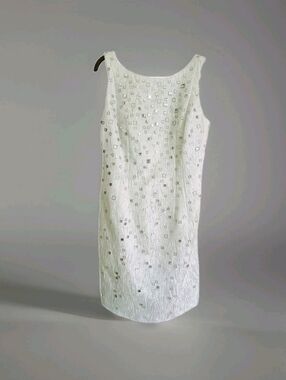 Carmen Marc Valvo Embellished Bodycon Dress Size 10